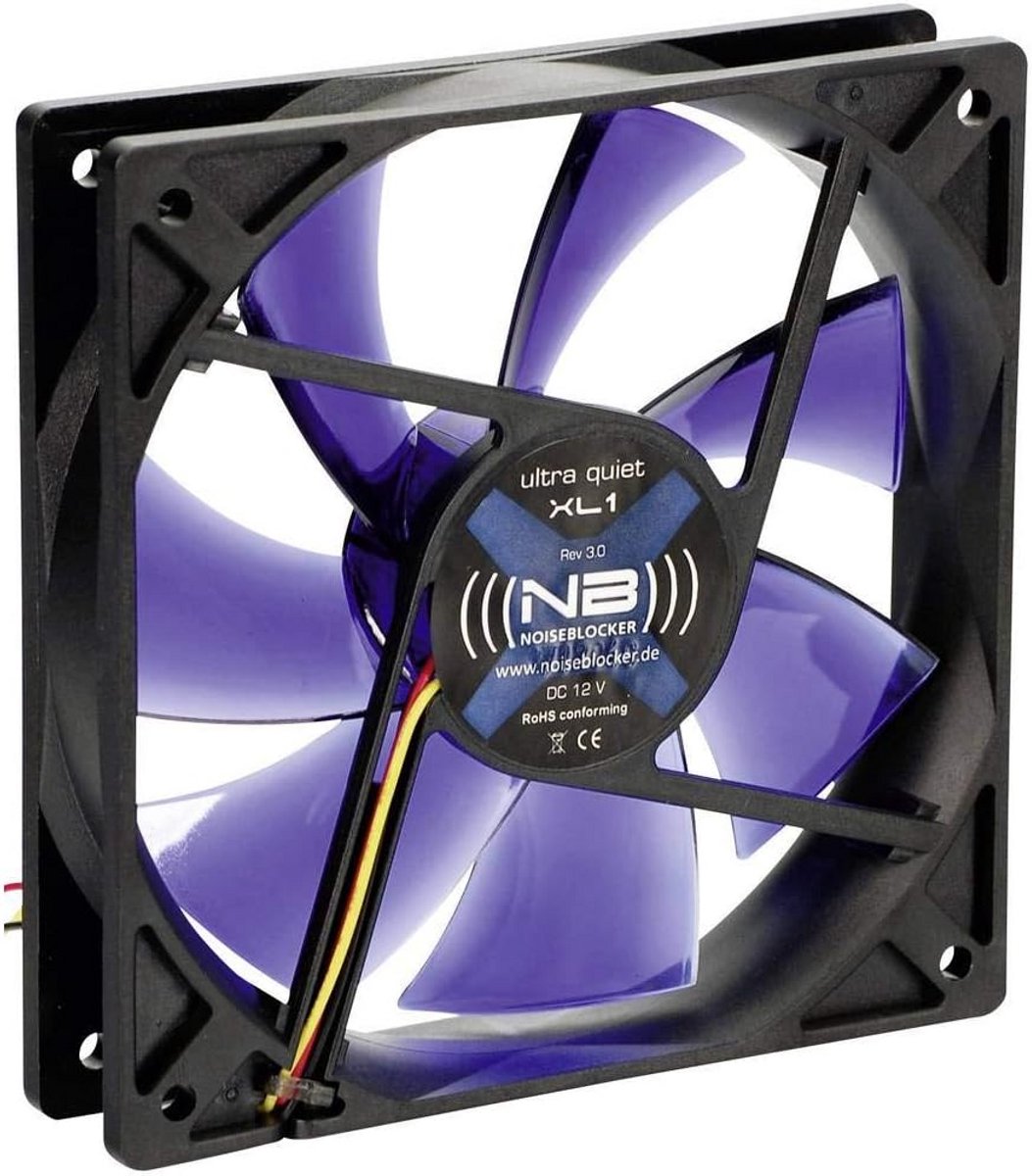 Stille 120mm Computerbehuizing Ventilator met 3-Pins Aansluiting - Laag Geluidsniveau