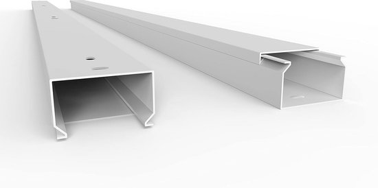 Kabelgoot Wit 20 Meter - 2000 x 40 x 25 mm PVC - Schroefbaar