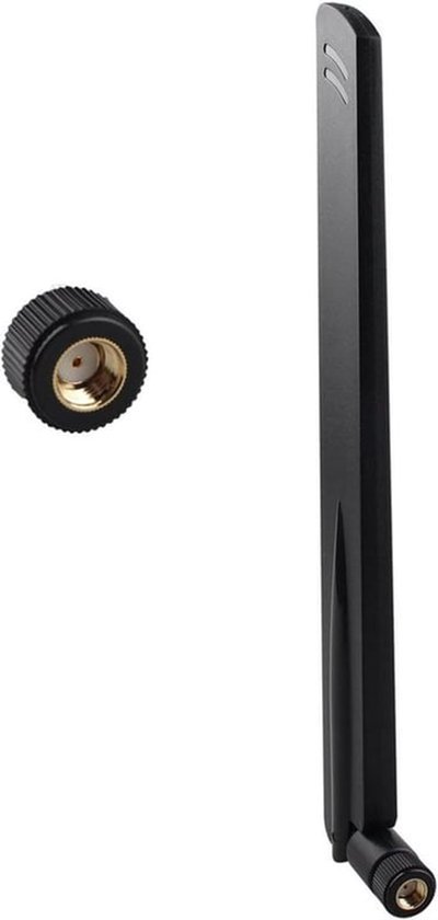 Futheda 2 Stuks Wifi 6E Antenne – Dual Band 2,4 GHz En 5,8 GHz – 15 DBi MIMO Omnidirectioneel Met RP-SMA Mannelijke Connector