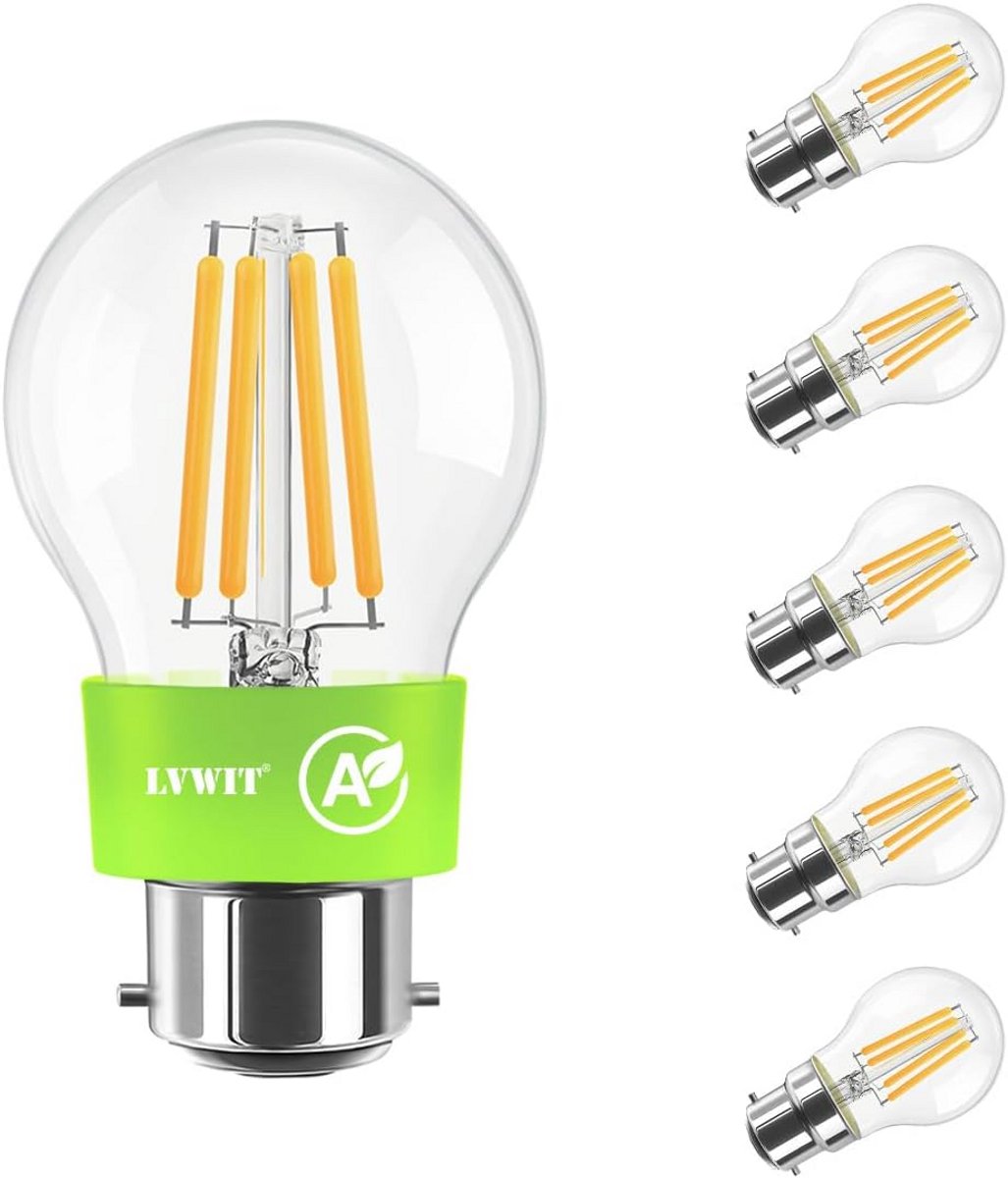 Energiebesparende B22 LED Lamp - 2.2W (40W Gloeilamp Vervanger) - Warm Wit 2700K - 470 Lumen