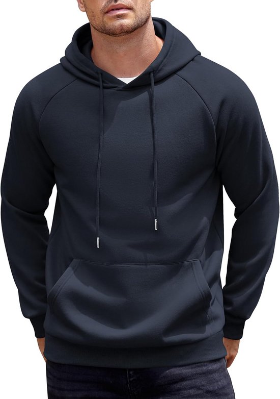 Heren Fleece Vest Met Rits En Capuchon – Warm Gevoerd, Casual Hoodie Met Zakken, Voor Winter En Sport