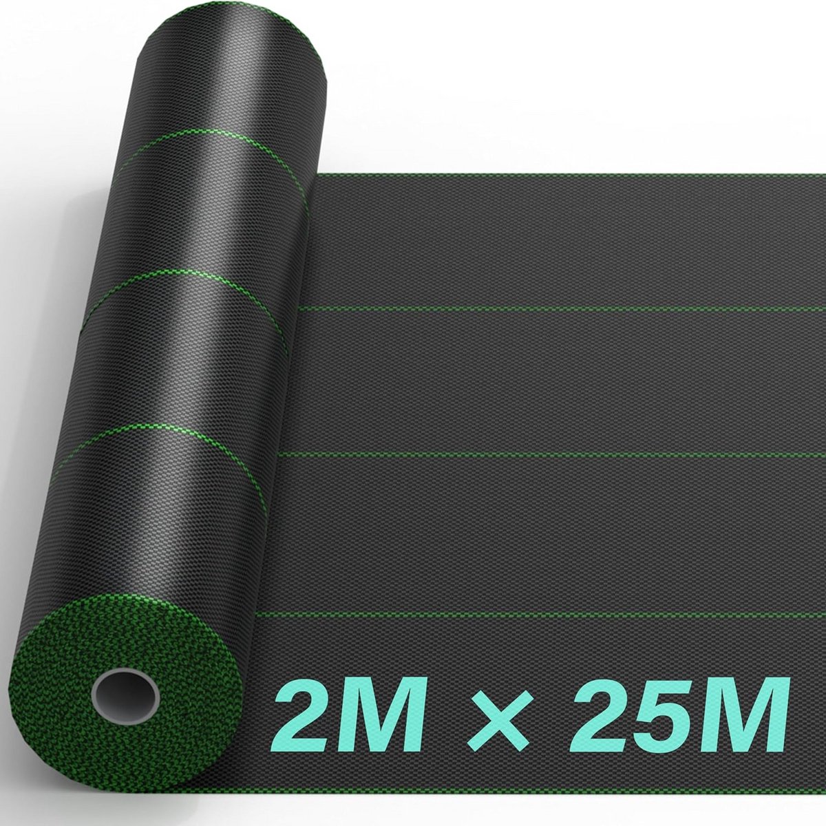 Heavy Duty Onkruidbestrijding Membraan voor Tuin en Landschapswerk – 2mx25m Zwart