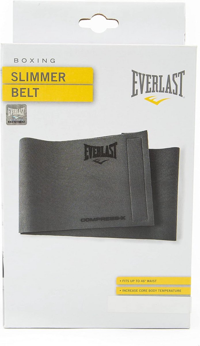 Slimmer Belt voor Taille tot 46 inch - Verhoogt Zweet en Ondersteunt Core Training