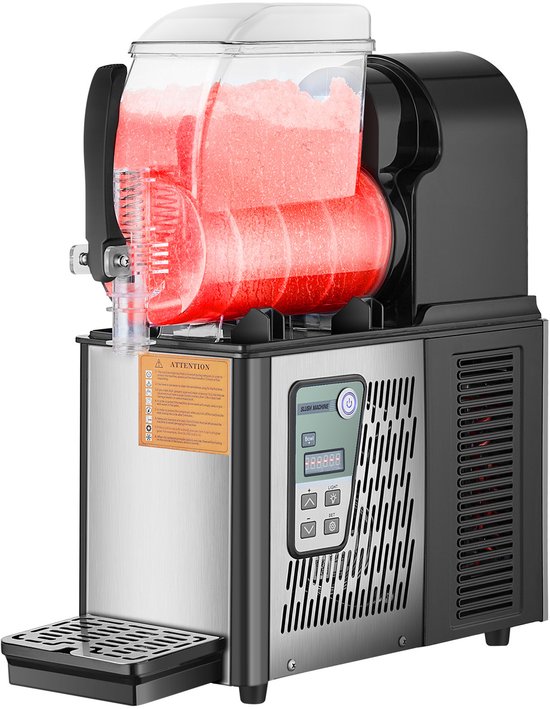 4l Slushmachine, enkele Tank Bevroren Drankmachine, 16-Kops Roestvrijstalen Margarita Smoothie Machine voor Thuis, Feesten, Restaurants, Cafés en Bars van Merkloos — afbeelding 2