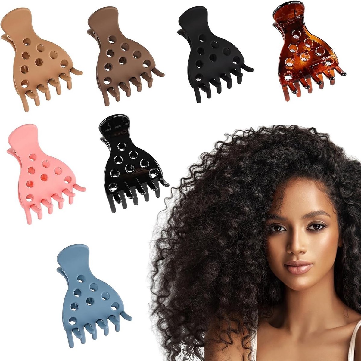 Set van 7 Root Lifting Haarclips voor Meer Volume en Krullen - Zonder knikken
