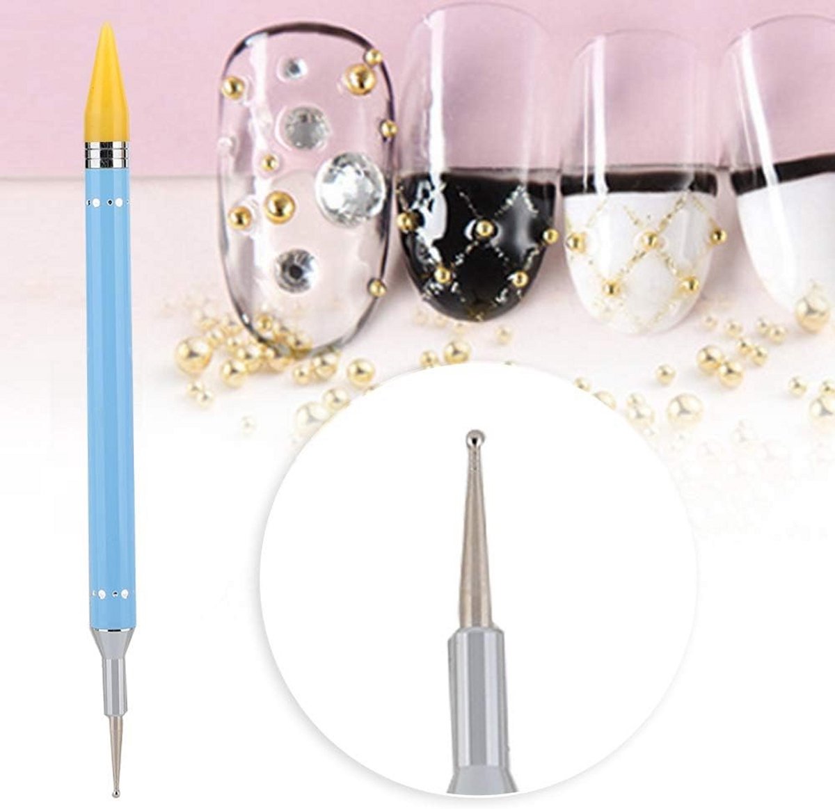 Dubbelzijdige Dotting Tool voor Nagels - Dotting Pen voor Nail Art en Stenen Plaatsen