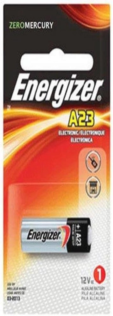 Alkaline A23 12V Batterie voor Garagedeuren en Sleutelvrije Auto's