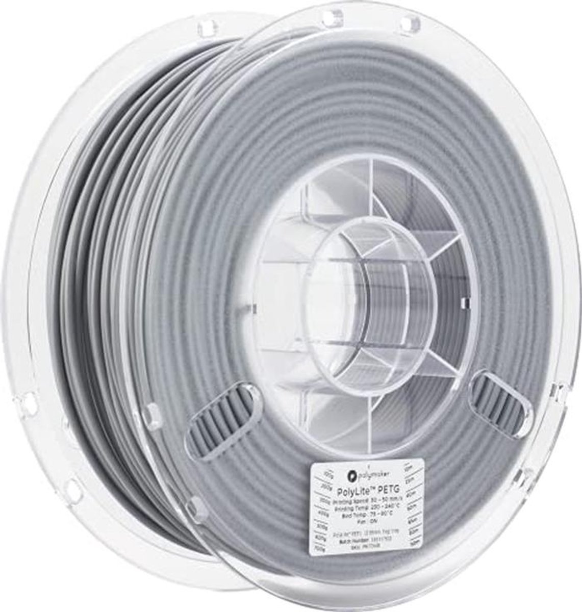 PETG Filament 2,85 mm - 1 kg Grijs - 3D Printen