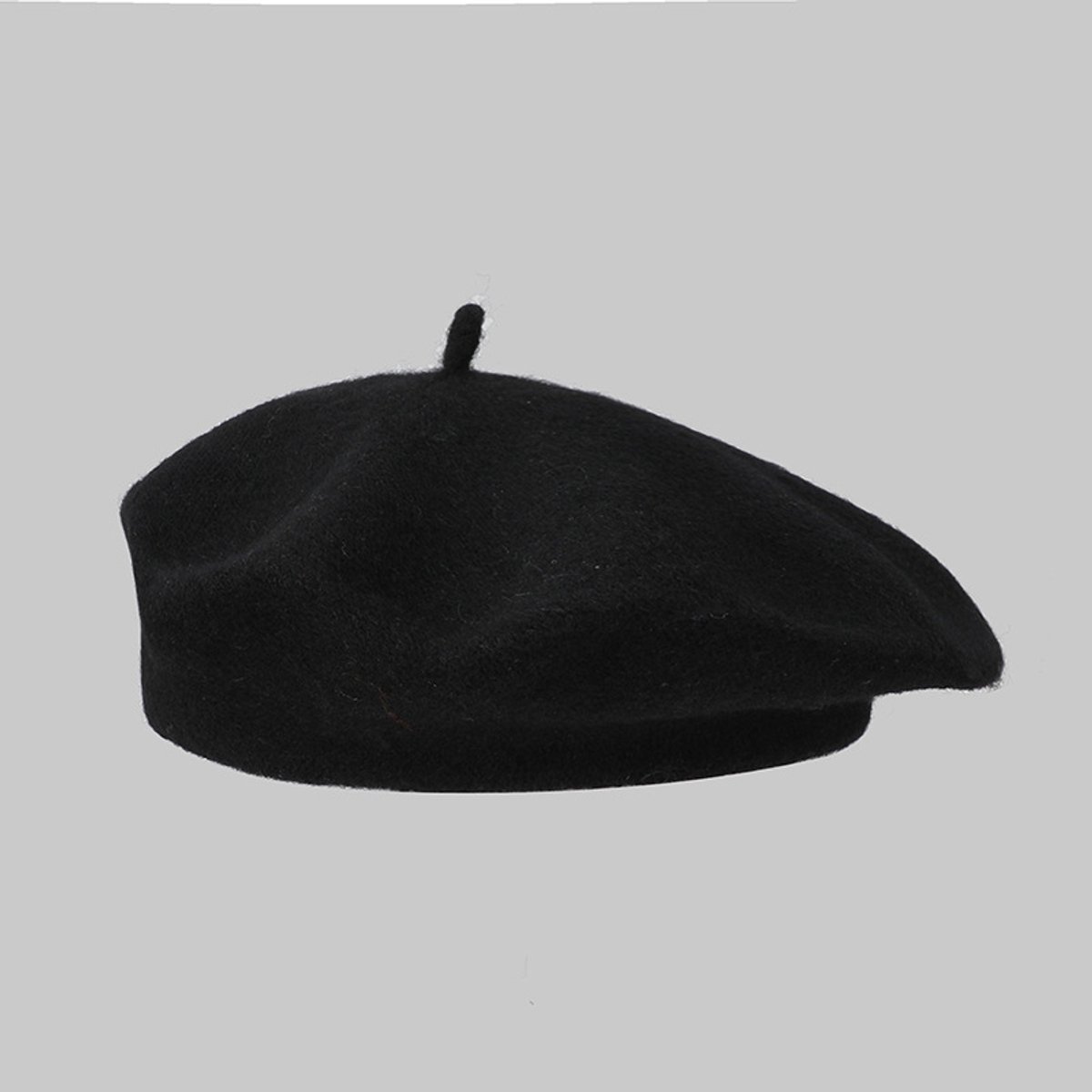 Damesbaret - Klassieke effen Franse baret Kunstenaarsbaret - Onmisbaar accessoire voor herfst/winter - Zwart