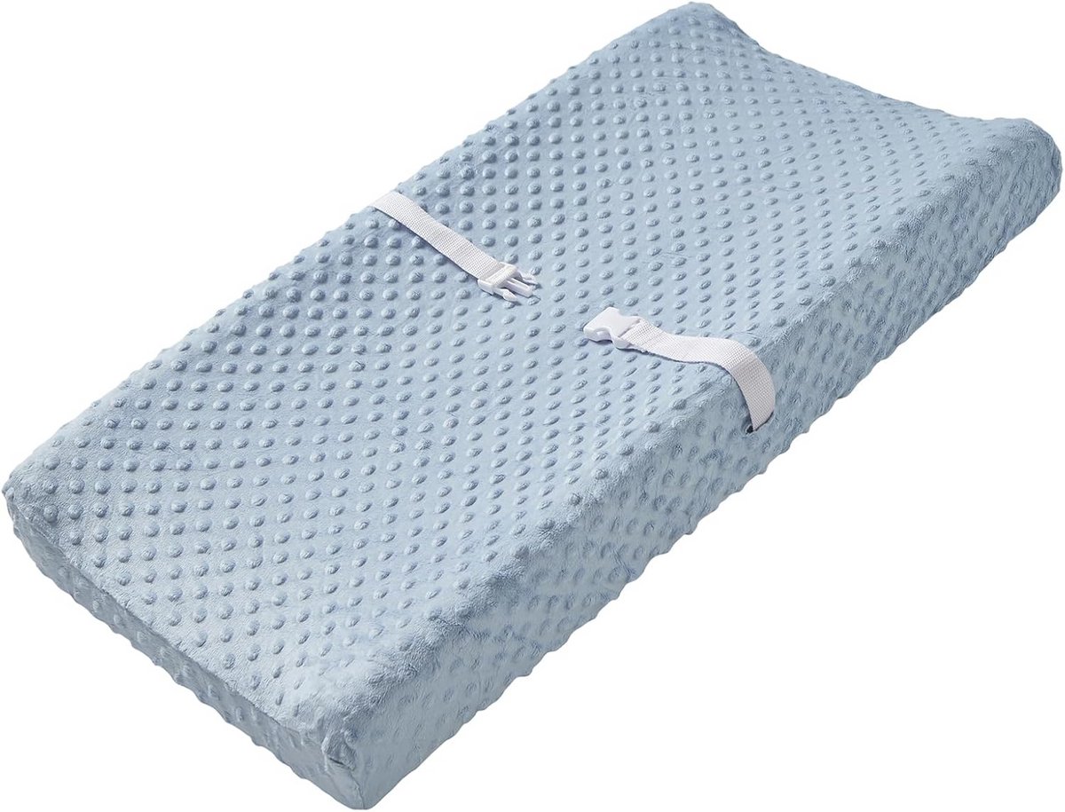 Extra Zachte Pluche Hoes voor Aankleedkussen - Universele Pasvorm voor Baby's