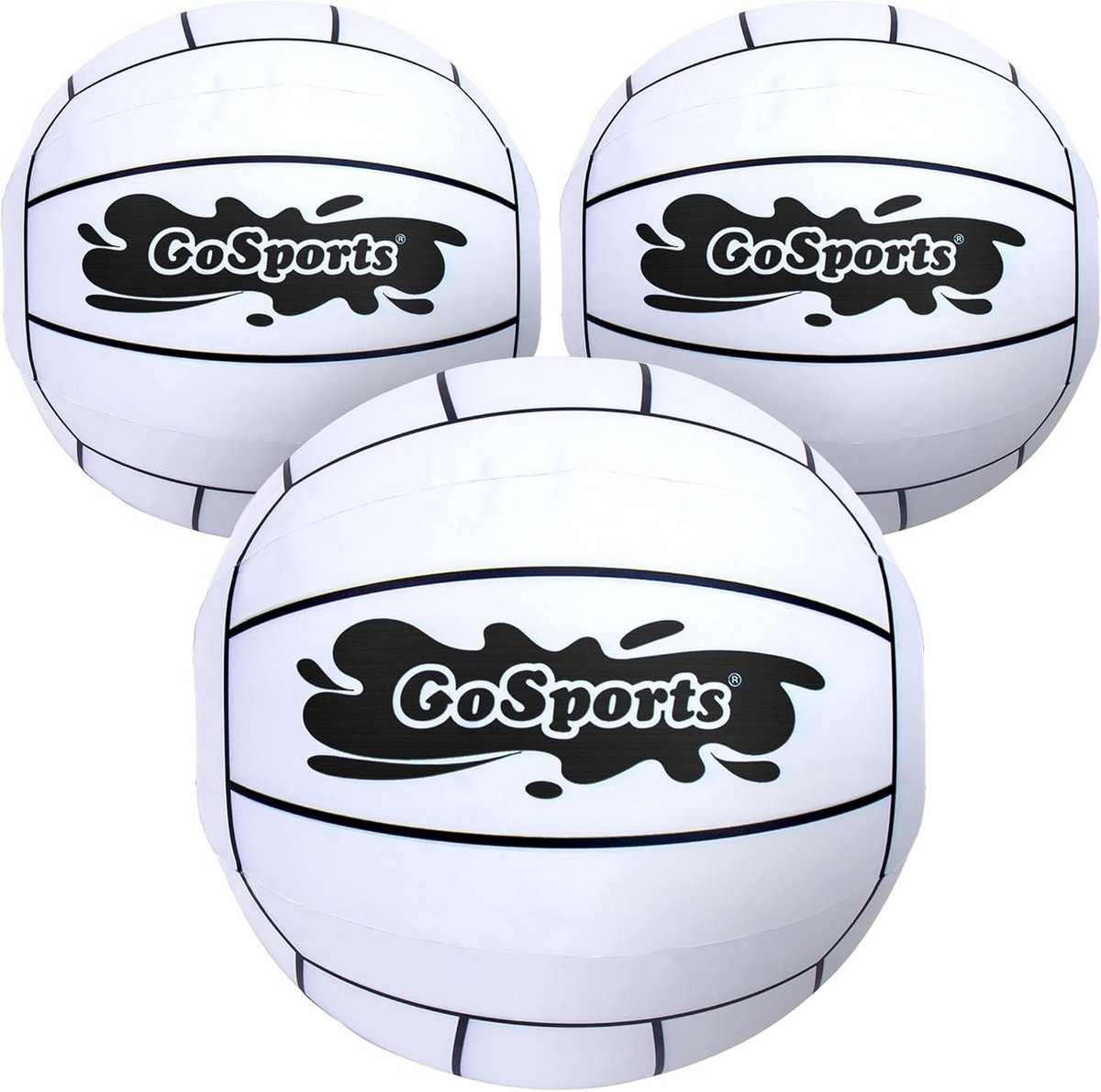 Opblaasbare Volleybal XL (30cm) - Set van 3 - Perfect voor Zwembadplezier