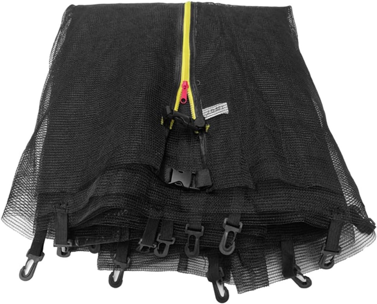 Trampoline Veiligheidsnet Vervanging voor 8ft (244 cm) met 6 Stokken - 1.62m Hoog - Universeel Buiten Gebruik