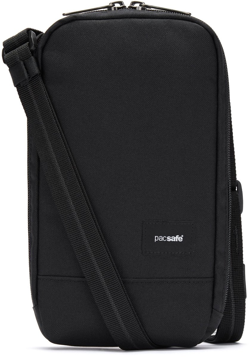 Pacsafe Tech Crossbody - 1 L - Schoudertas - RFID-blokkerend - Anti-diefstal Tas - Crossbody Waterdicht - Beveiligde Tas - Reistas - Zwart
