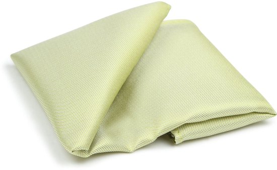 Pochette Soie Lime Vert - Taille - Hommes - Pochettes fabriquées en soie - 25x25 cm