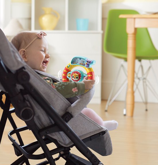 VTech Dierenvriendjes Toeter & Draai Stuurtje - Cadeau - Educatief Babyspeelgoed - Cadeau - 6 tot 36 Maanden