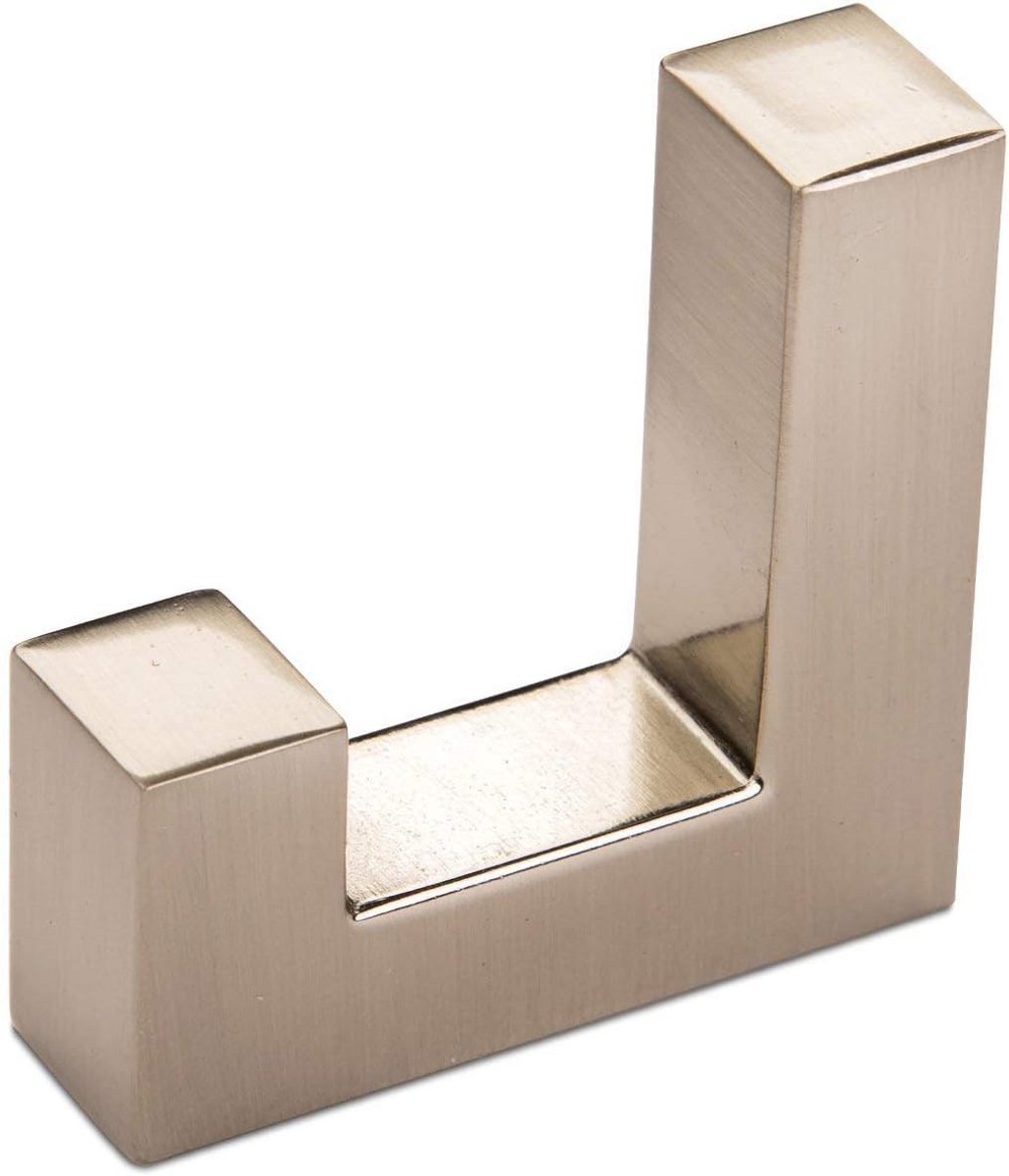 Garderobehaak handdoekhaak metaal Cosima 40 mm RVS-look losse haak