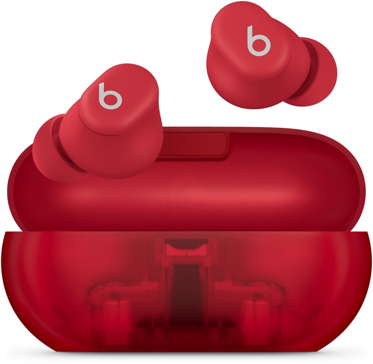 Beats Solo Buds - Echt draadloze oortjes - Transparant rood