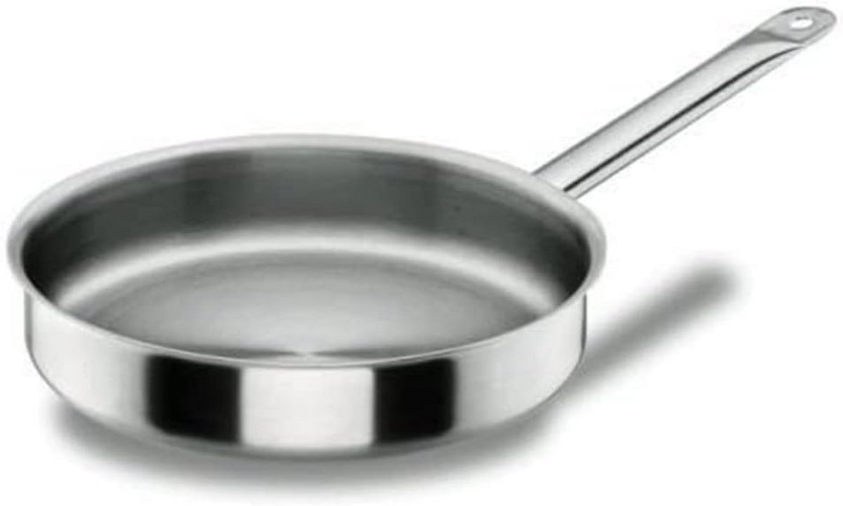 Professionele RVS Kookpan 28 cm - Geschikt voor Inductie en Oven