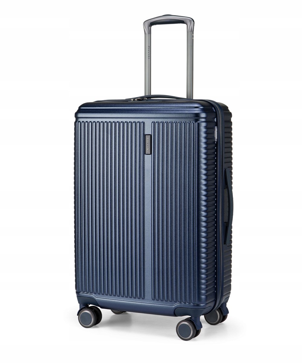 Puccini Geneva Middelgrote Koffer - Hardcase Policarbonaat - Navy Blauw