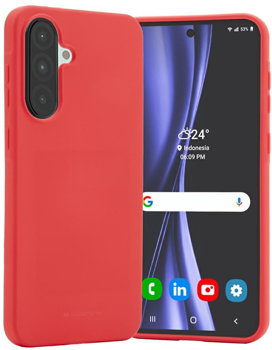 Mercury Soft Case Voor Samsung Galaxy A36 Telefoonbescherming Flexibel