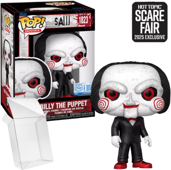 Funko Pop! Plus Saw Billy The Puppet Vinylfiguur, verzamelobject, cadeau-idee, officiële producten, speelgoed voor kinderen en volwassenen, horror-fans, model