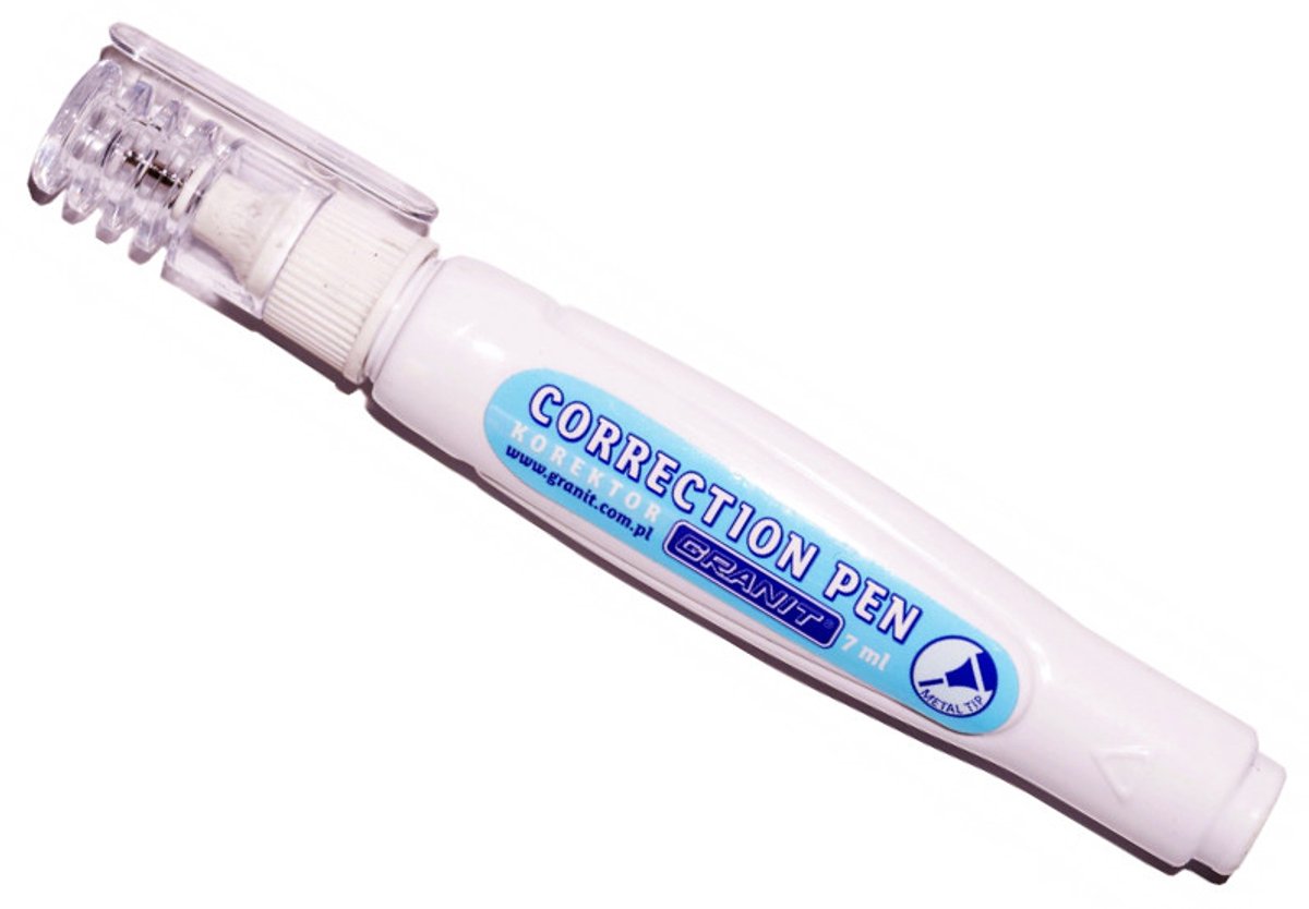Witte Rolerkorrector 7ml - Sneldrogend en Geurloos