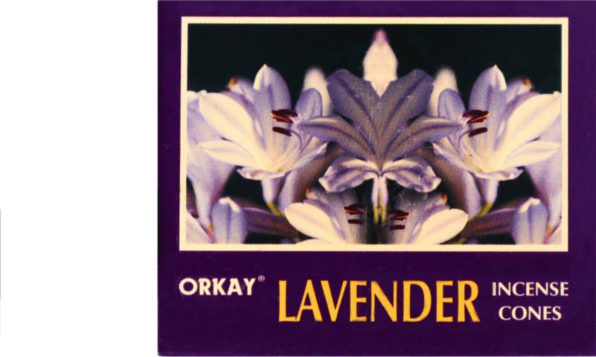 Lavendel Wierook Kegels, Lavender Cones – Orkay (10st)