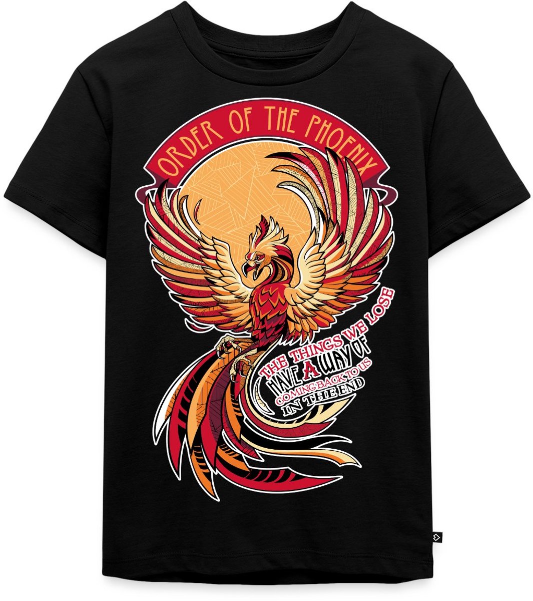 Harry Potter Phoenix Fawkes Premium T Shirt Kinderen