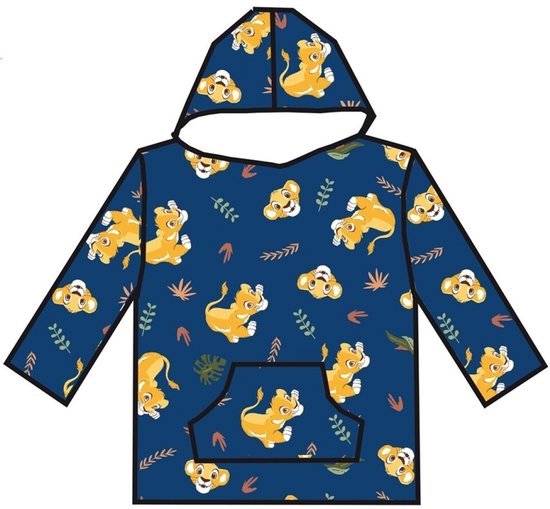 Disney The Lion King Hoodie Fleece deken Simba - Kind - One Size (7-14 jaar) - Polyester