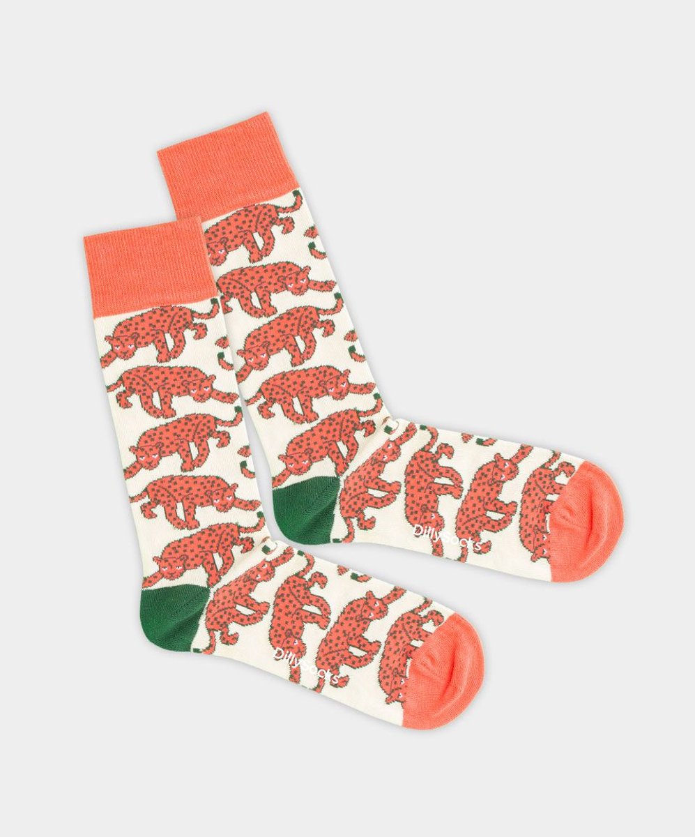 DillySocks Earth Jaguar Sock 36-40