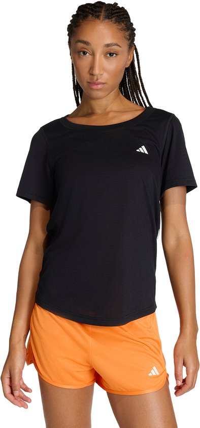 adidas Performance T-shirt encolure dégagée Workout Essentials - Femmes - Noir - XL