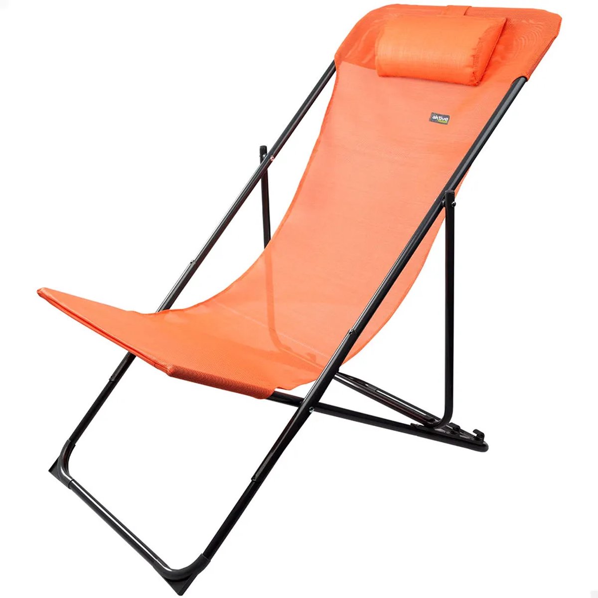 Aktive Multi-positie Ligstoel Oranje 53 x 78 x 87.5 cm