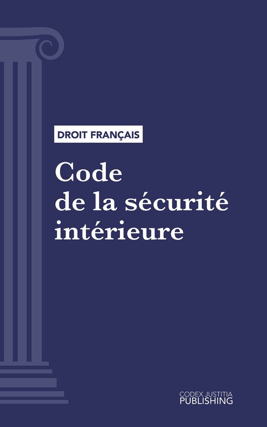 Code de la sécurité intérieure - cover