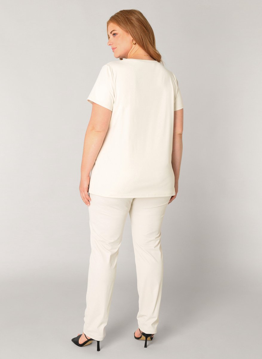 BASE LEVEL CURVY Lilly Tops - Sand - maat 0(46)