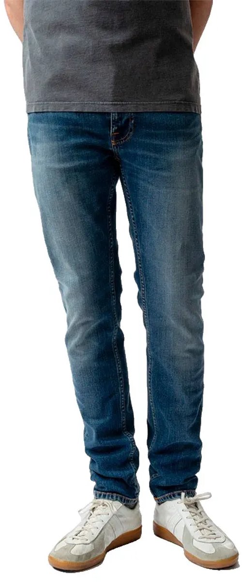 Nudie Jeans Lean Dean Spijkerbroek Blauw 32 / 32 Man