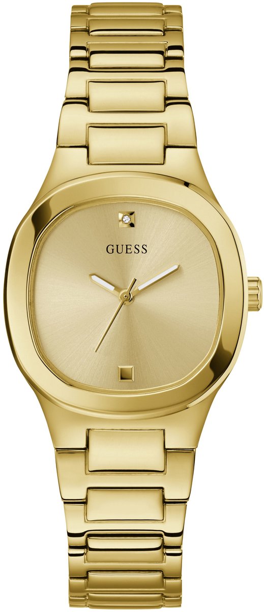 Guess Gd Eve Kwarts Analoog Horloge Gouden Toon Case: 100% Stainless Steel | Armband: 100% Stainless Steel 32 GW0615L1, GW0615L2