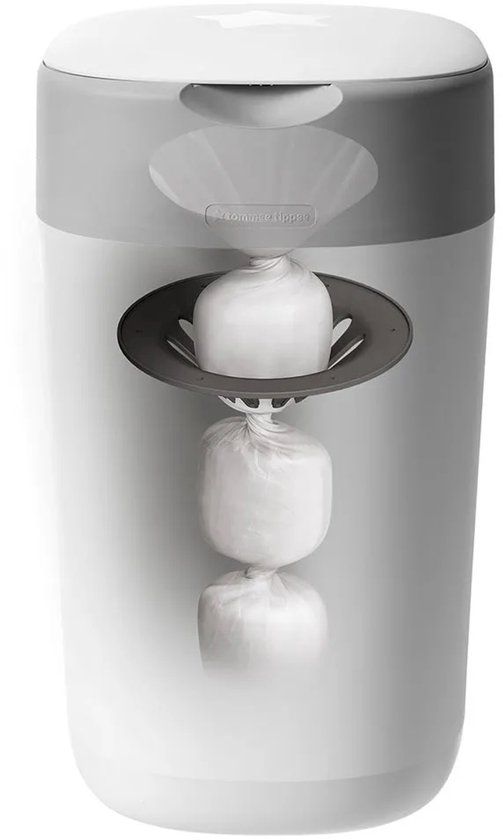 Tommee Tippee Twist & Click luieremmer starterset - 6 navullingen - wit