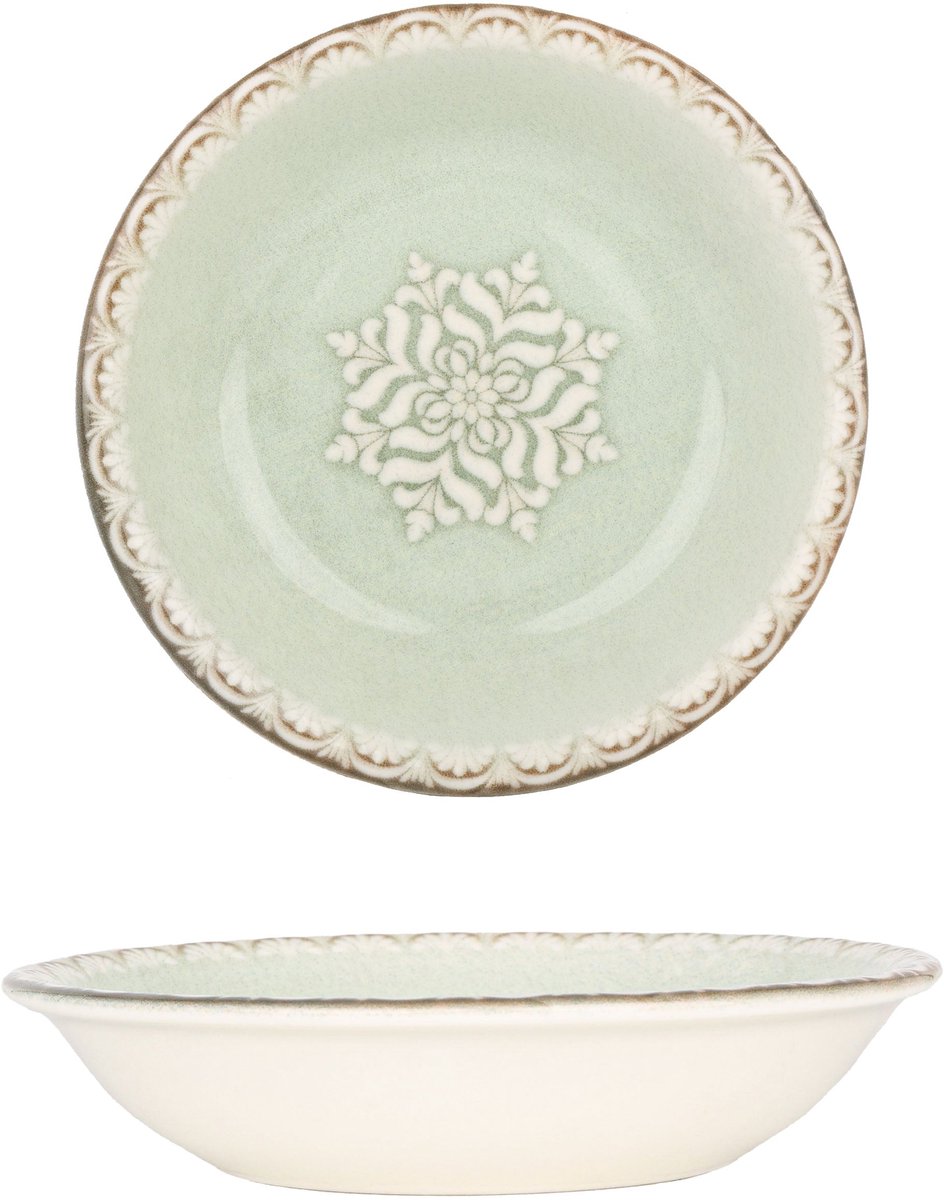 By Bone Serveerschaal - Rome - Porselein - 13 cm (150cc) - set van 2
