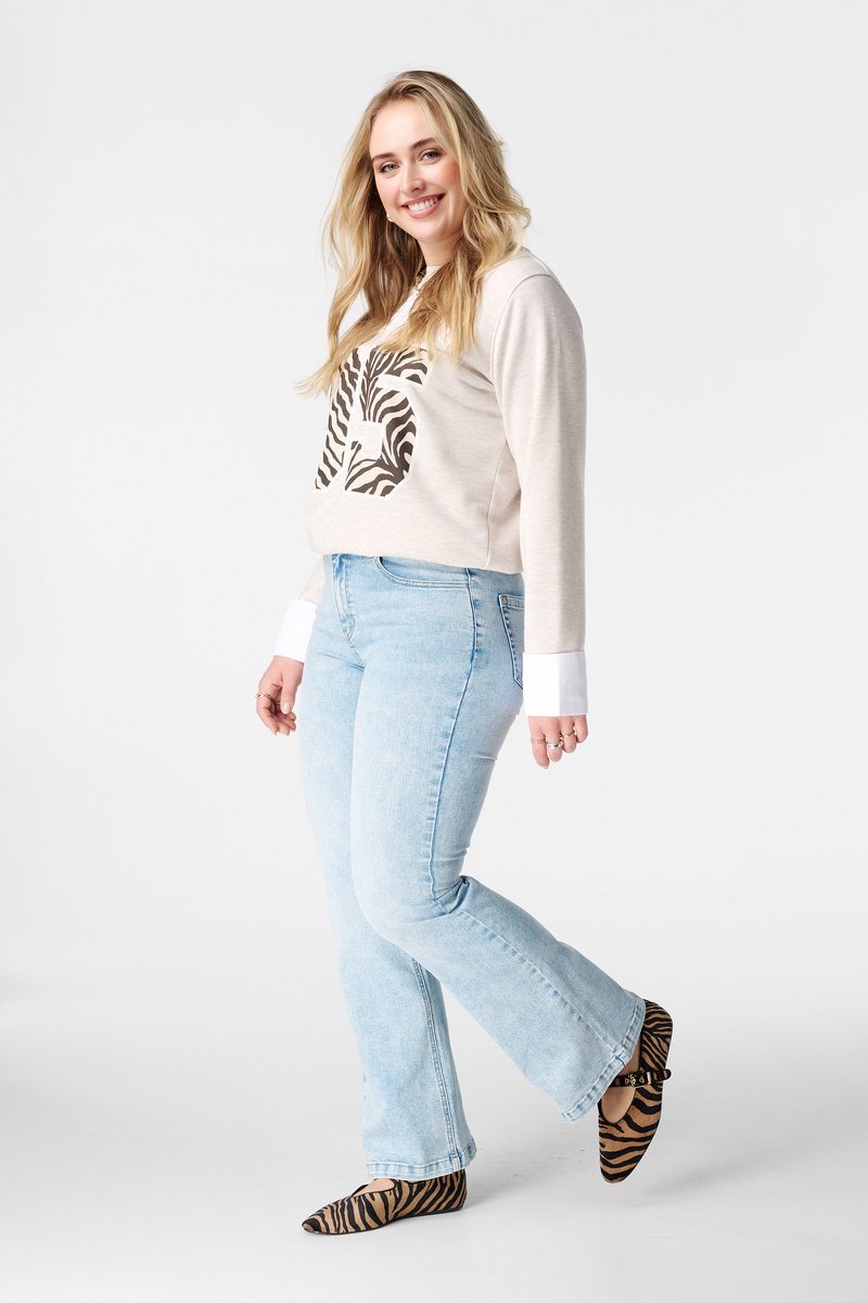 MS Mode Jeans Flared leg jeans JASMIN