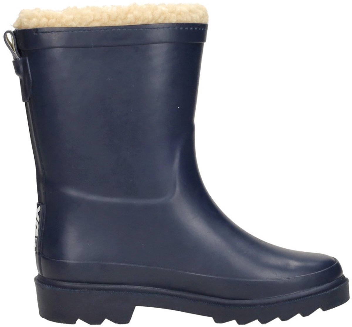 XQ Footwear Kids Rubber Rain Boots Fur Kinderlaarzen - Blauw - Maat 21/22