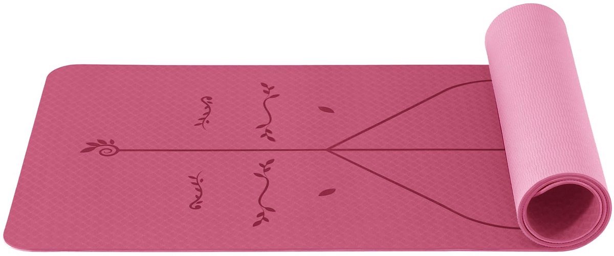 Stunq® Yogamatte TPE 6mm - Sportmat voor Yoga, Pilates & Fitness (183x61cm)
