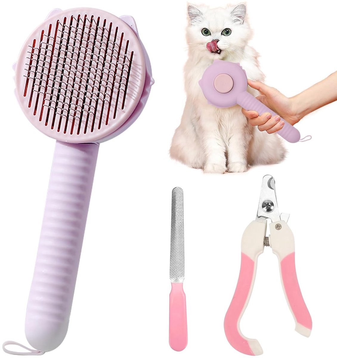 Stunq® Professionele Handborstel voor Dierenhaar - Efficiënt en Duurzaam Ontworpen