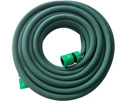 Druppelslang - 30 m - groen - kunststof - met druppelaars