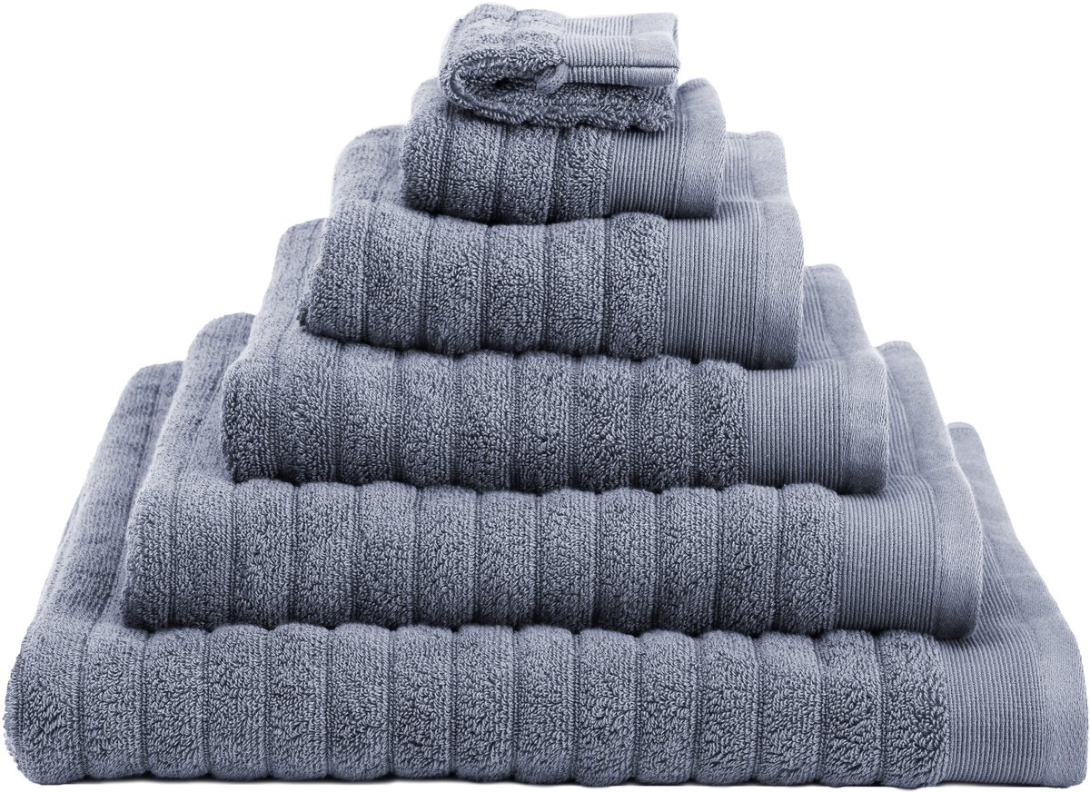 Heckettlane Washandje Prestige - Van 100% Katoen - 3 Stuks Washandjes - Blauw