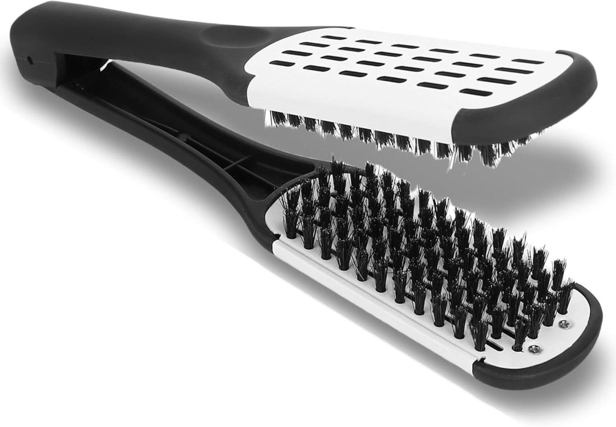 Cosensi - Stijltangborstel voor Haarstyling, Dubbelzijdig, Kappershulpmiddel voor Salons.