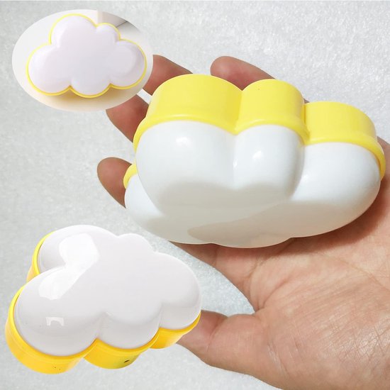 Nachtlampje - Nachtlampje Stopcontactled Nachtlicht Plug-In Nachtlichten voor Kinderen Volwassenen - Schattige Droom Verlichting Wandlamp Wolk Nachtlicht voor Slaapkamer Badkamer - Toilet Trap Keuken Gang Huis Decor van Merkloos — afbeelding 2