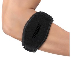 Trebin Elleboog Brace met Gelvulling - Tennisarm Bandage - Ergonomisch Ontwerp - One Size
