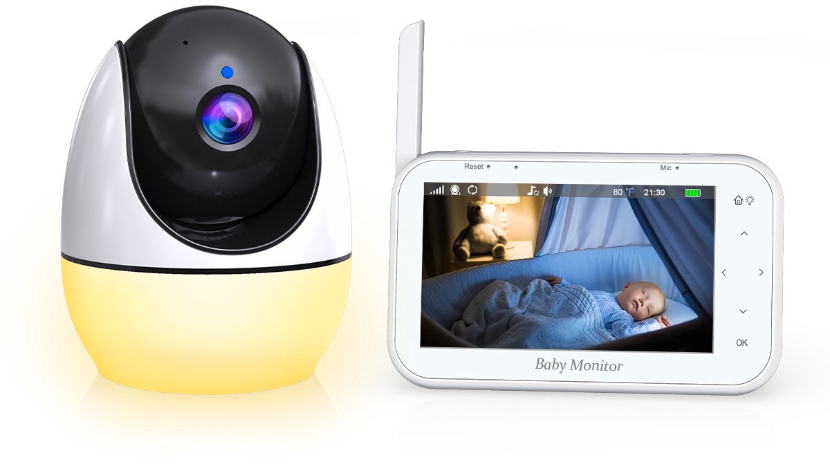 Namajunas Babyfoon met Camera - 4.3 Inch Full HD Scherm - Product - €77,95