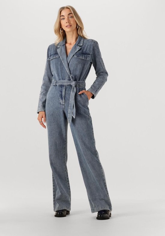 Jumpsuits en Denim Freebird Yael pour femme - Bleu clair - Taille M