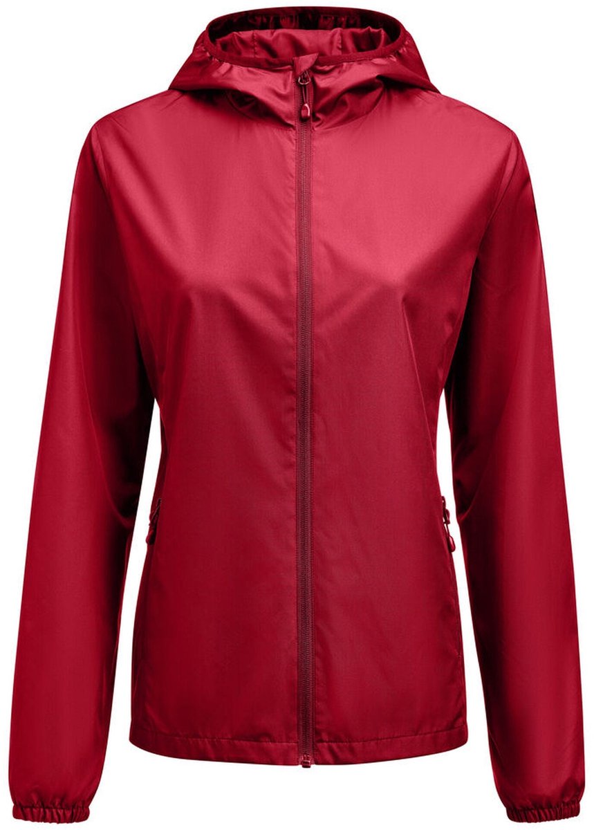 Printer Grab Windbreaker Dames 2261080 Rood